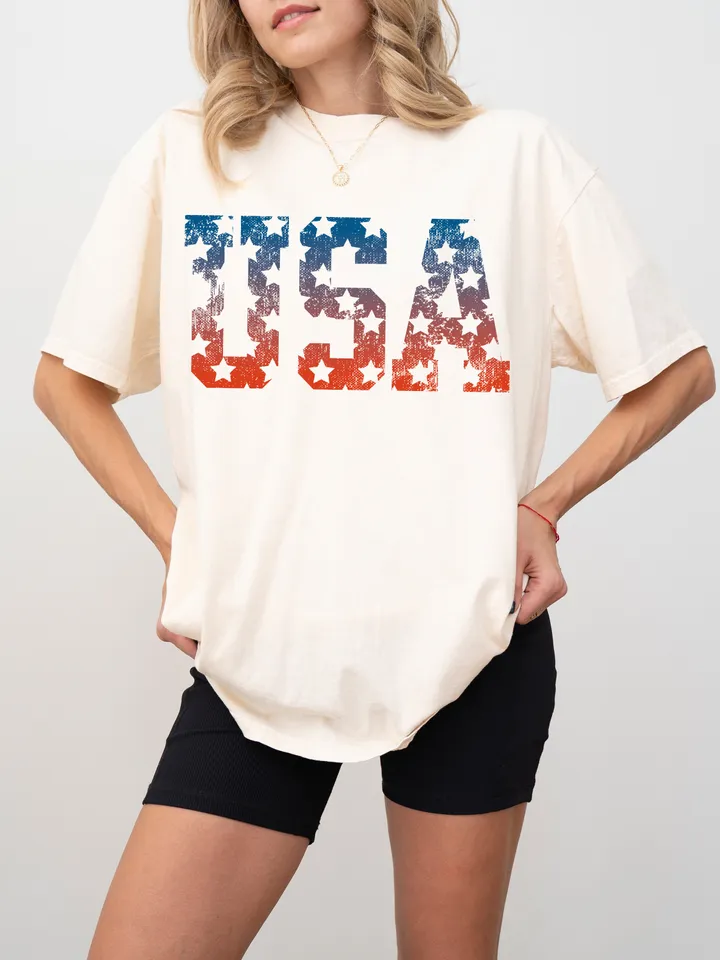Distressed USA Png, Independence Day Grunge Patriotic Shirt Designs, 4th Of July Png, God Bless America, Trendy USA sublimation file