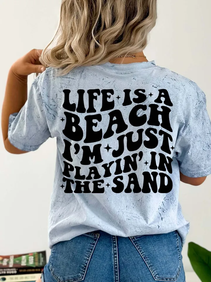 Life’s A Beach svg PNG - Beach Life - Beach Png - I’m Just Playin’ In The Sand png - Beach - Digital Download - Sublimation Design