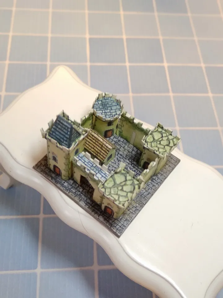 Fortress for a dollhouse.1:12 scale.