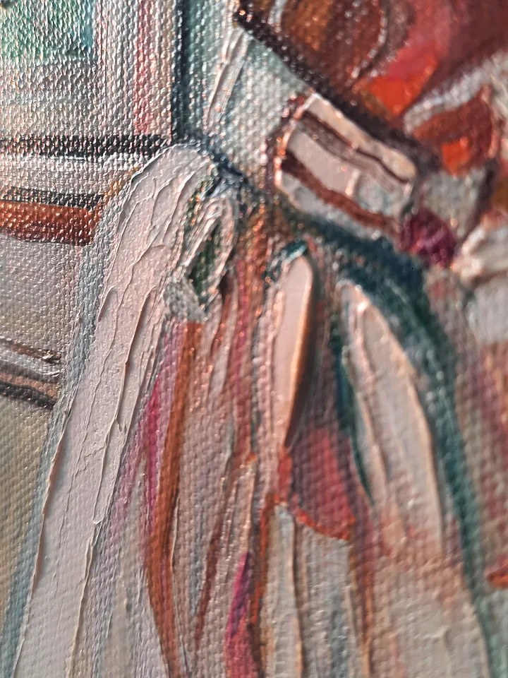 Ballerina Art Painting Original Oil Art
Oil on Canvas