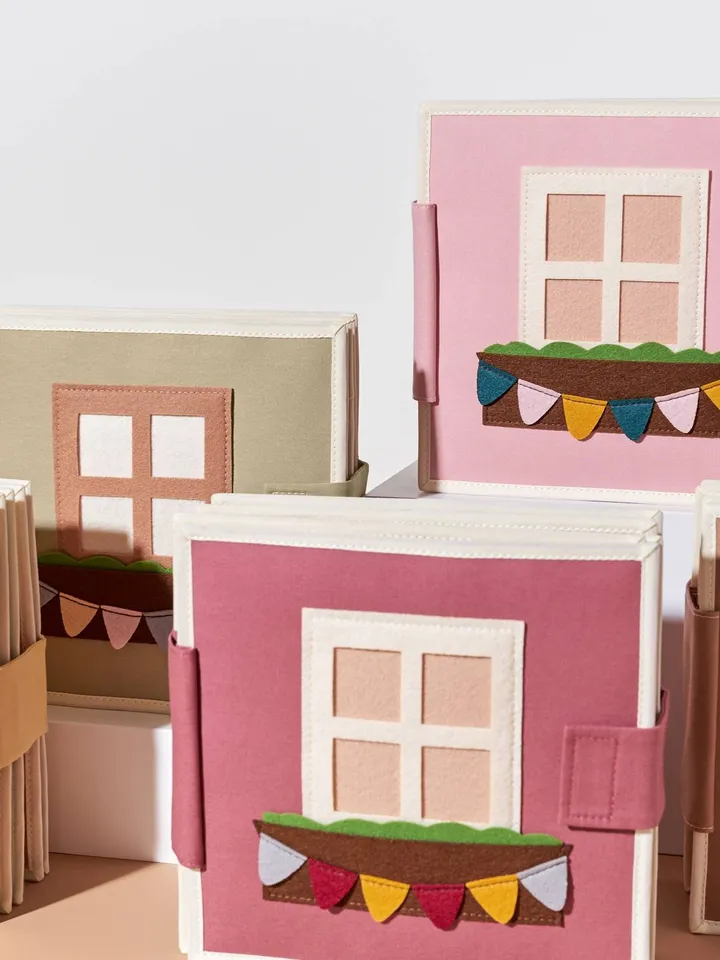 dollhouse quiet book 8 pages by kinderkrama