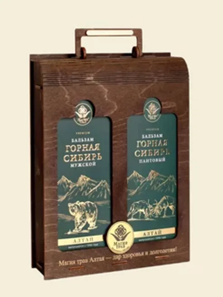 Gift set of balms Mountain Siberia 500 ml
