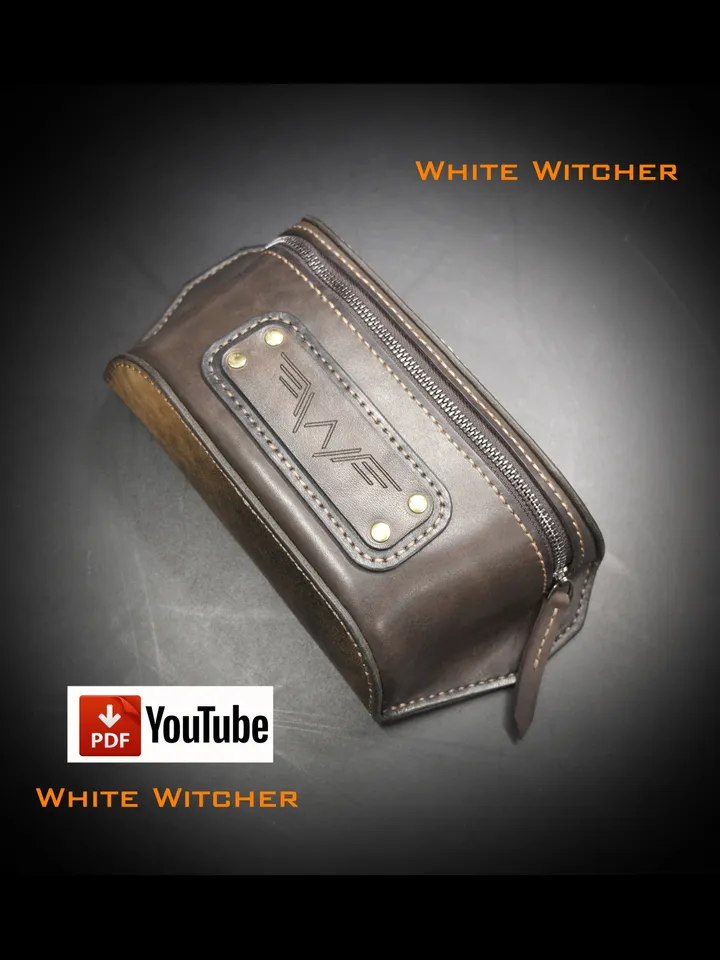 Waist bag - leather pattern / banana bag / fanny pack / bum bag.BG36