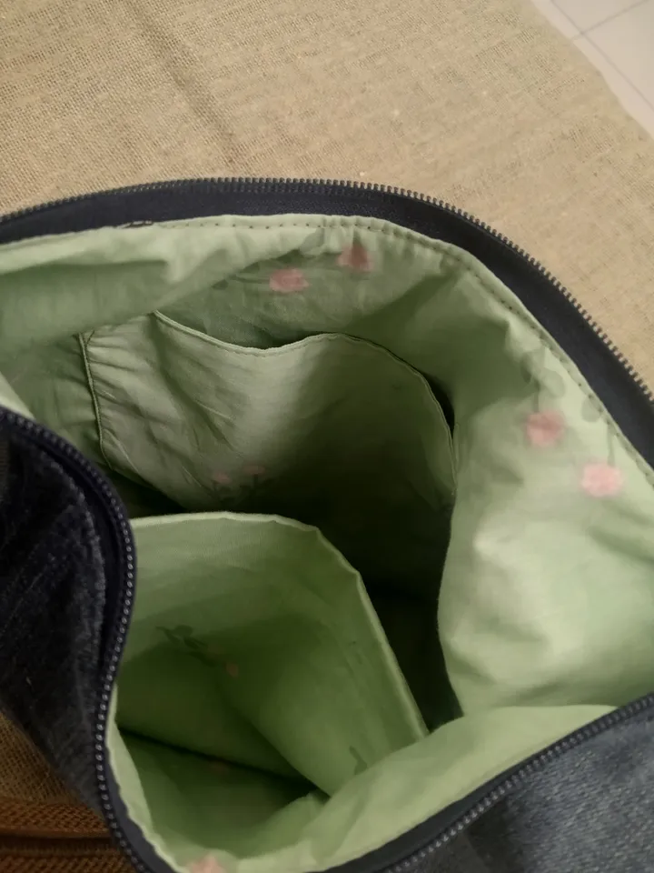 Comfortable Denim hobo bag, crossbody bag, gift for her, market bag, shabby  jeans, recycling jeans, hand bag, shoulder bag, shopping bag.