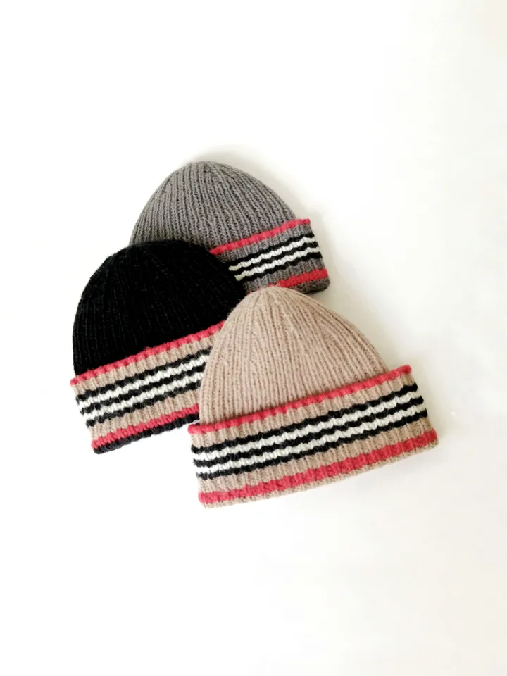 Handmade Alpaca and Merino Wool Men's Ribbed Beanie. Hand-knitted Warm Winter Cap. Cozy warmth with a touch of luxury. FREE SHIPPING!