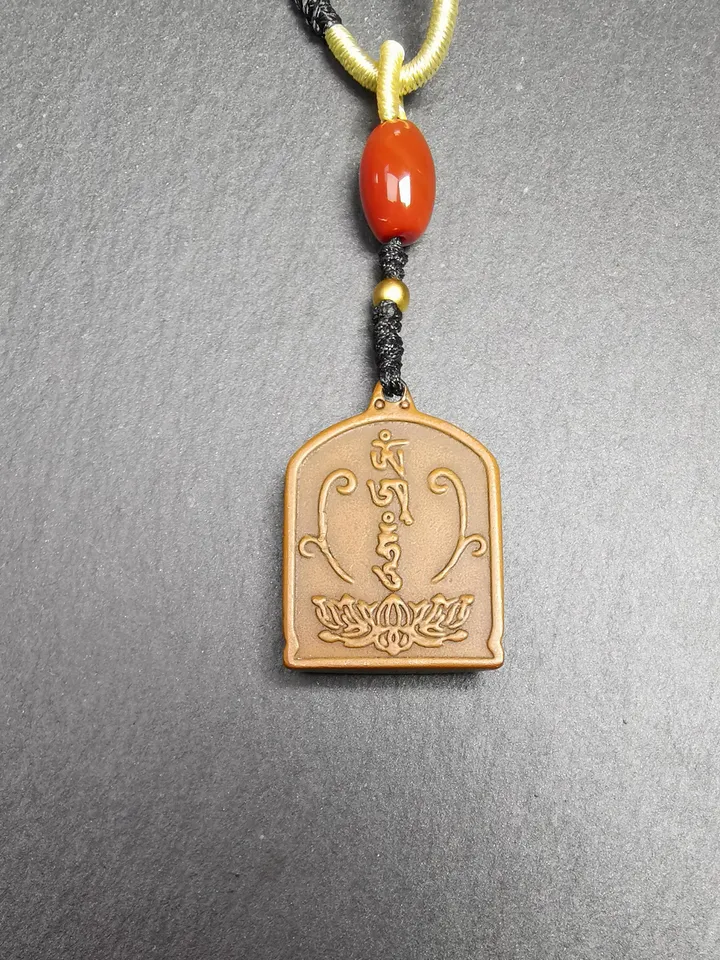 Gandhanra Vintage Tibetan Buddhism Statue Pendant,Vajrapani Amulet Badge,the Protector and Guide of Gautama Buddha,Made of Copper
