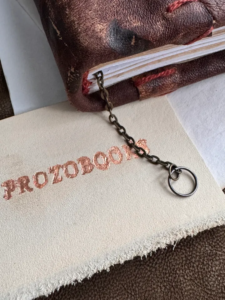 Leather Grimoire, Book of Shadows, Leather Skull Notebook