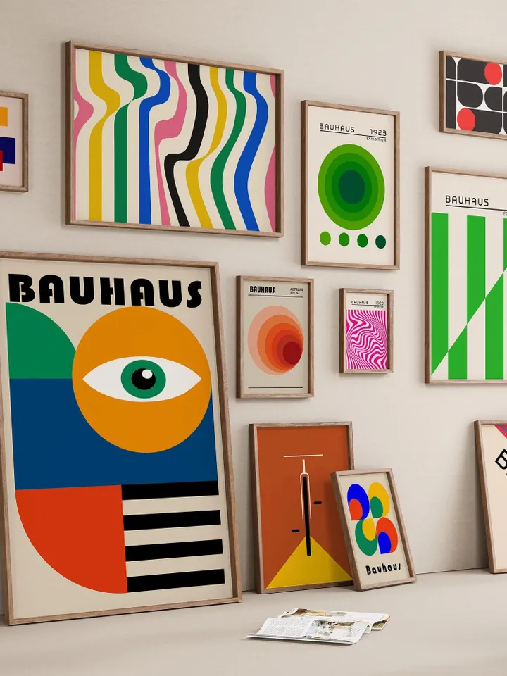 Bauhaus Printable Wall Art – 1500 Modern Abstract Posters Bundle