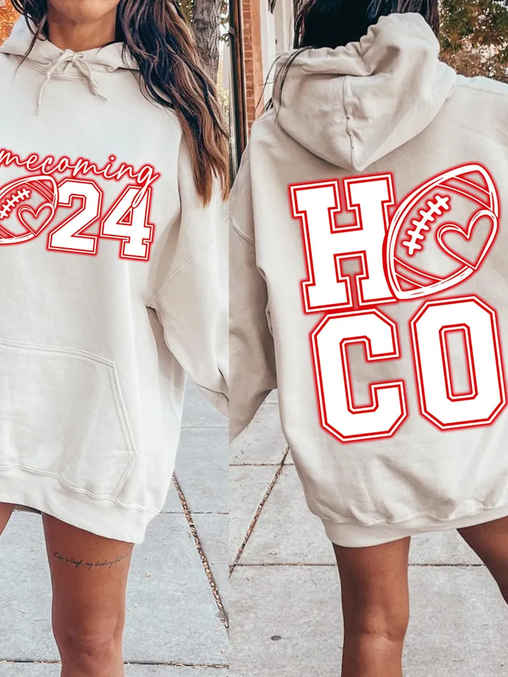 Red Neon Hoco 2024 Png Homecoming 2024 png Homecoming football Png Hoco Png Homecoming Football High School Png Homecoming shirt Png