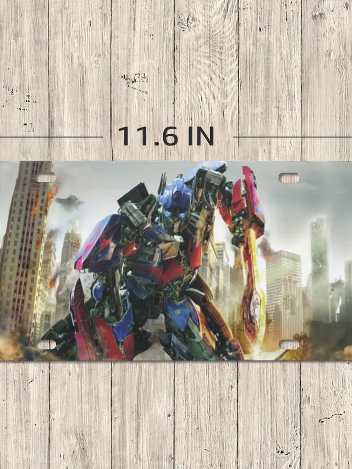 Transformers License Plate