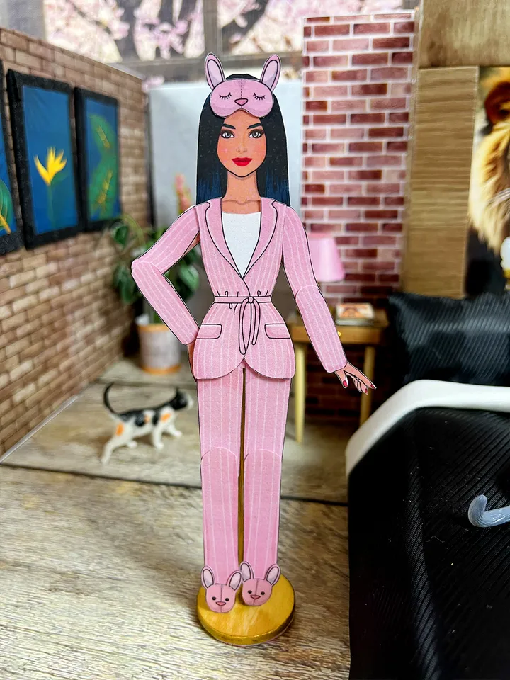 Pajamas for paper dolls