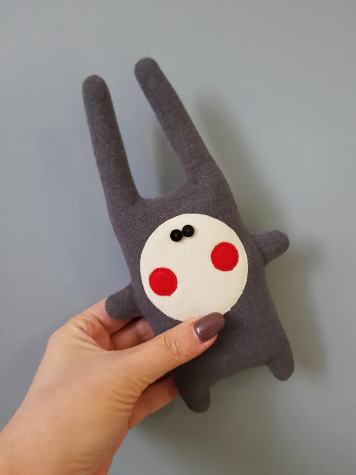 Rabbit sewing Pattern pdf, digital tutorial in english, animal doll sewing diy