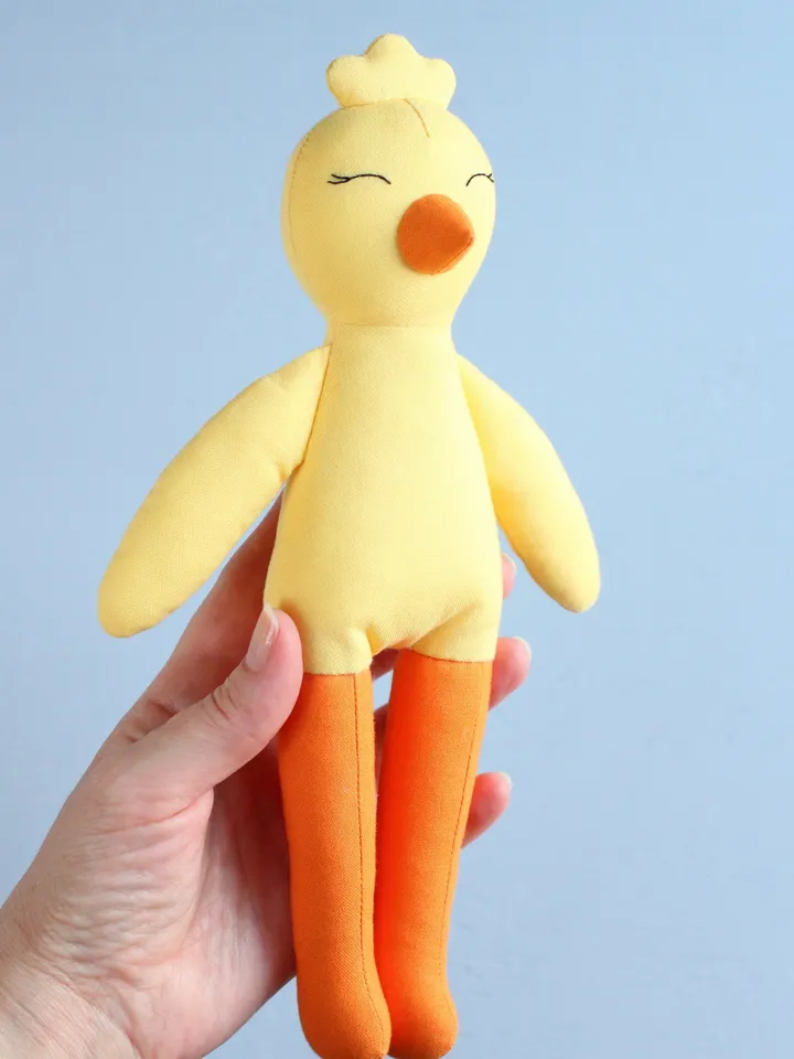 PDF Large Chicken Doll Sewing Pattern