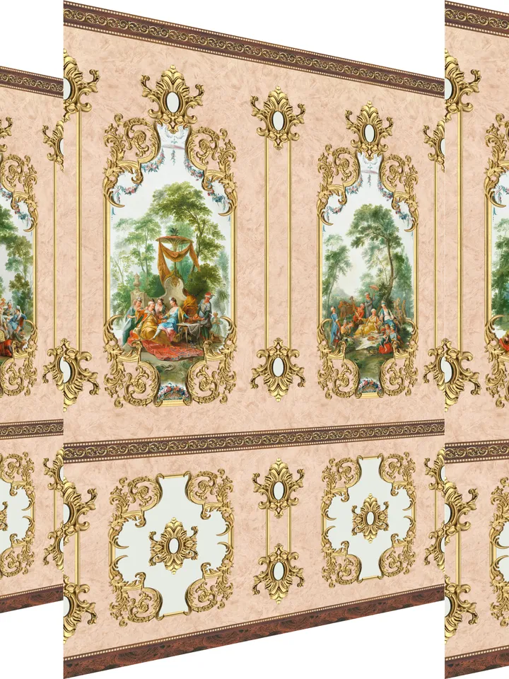 Wallpapers- Set 2 | Printables for Dollhouses and Unique Miniature Projects | Digital Downloads | in Scale 1/12th