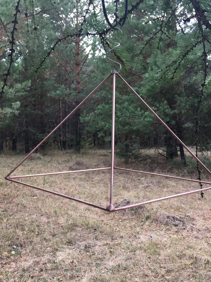 Copper pyramid healing, meditation copper pyramid , reiki healing tool