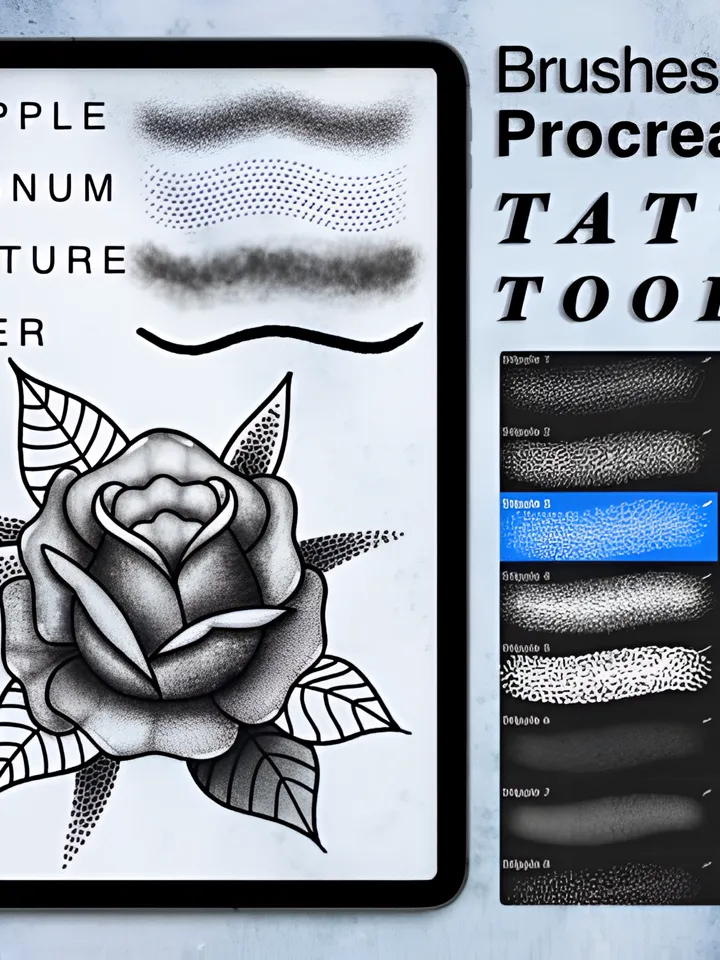 Tattoo Toolkit Procreate Brushes
