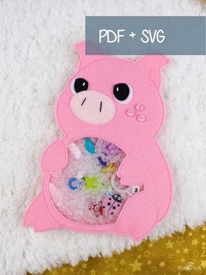 Piggy - I Spy Bag - Sewing Pattern
