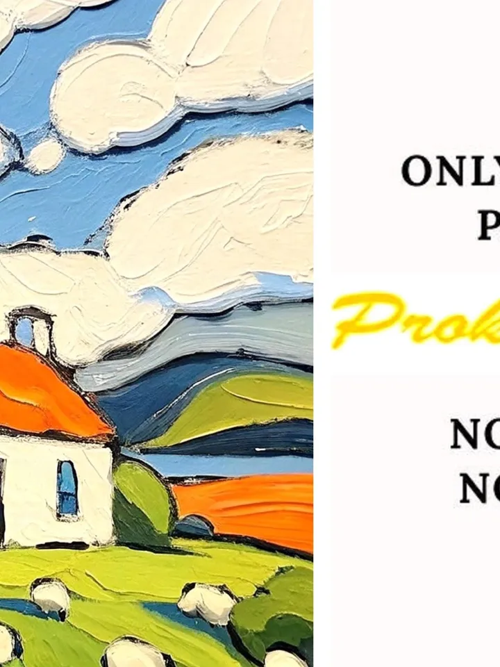 Ireland Painting Irish Cottage Original Art Sheeps Painting Landscape Impasto Oil Painting Farm Impressionist Art Gift by ArtProkopaloSv