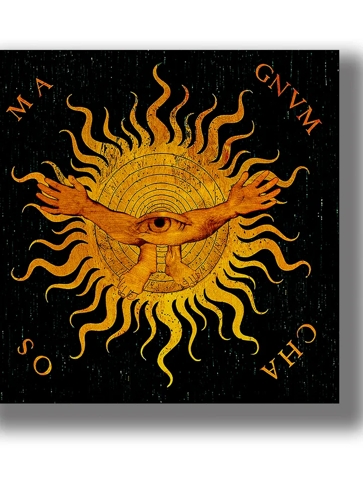 The primordial state of Chaos. Medieval occult sign.