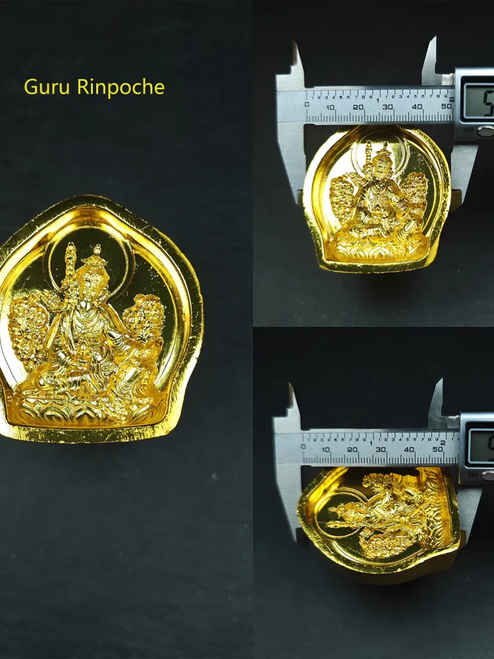 Authentic Tibetan Tsa Tsa Molds - 13 Types Mini Buddha Statue Clay Molds, Brass Molds for DIY Sacred Art, Decoration, and Spiritual Practice