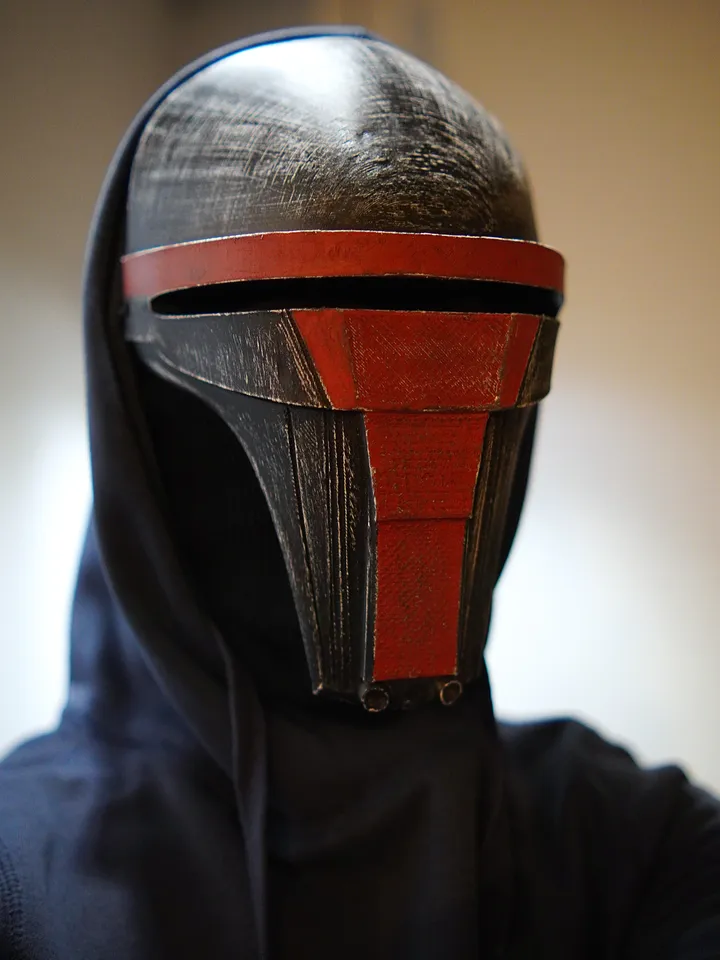 Darth Revan Mask from Sith Star Wars Dark Force Darth Revan mask