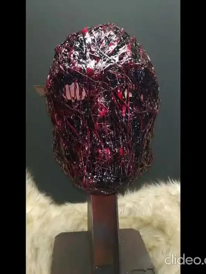 Horror Mask - cosplay mask - Carnage inspired - Adult mask - custom made mask -