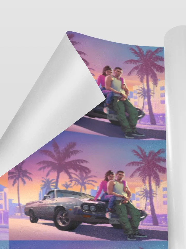 Grand Theft Auto 6 Gift Wrapping Paper 58"x 23" (1 Roll)