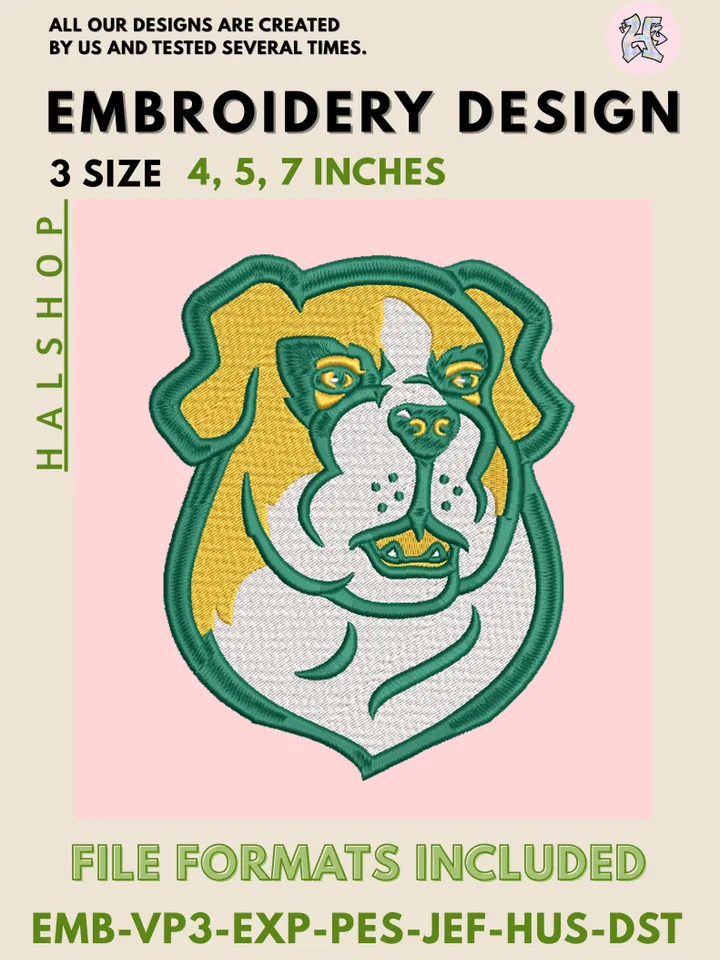 Siena Saints NCAA College Team Embroidery File, Digital Machine Embroidery Design, 3 Sizes Included, Instant Download