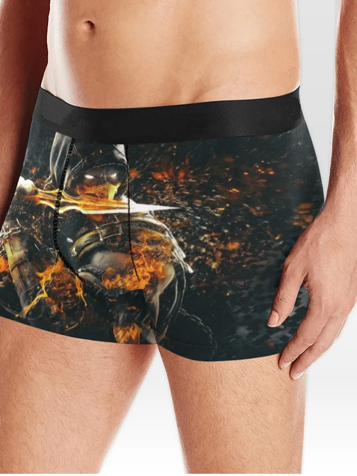 Scorpion Mortal Kombat Boxer Briefs Underwear