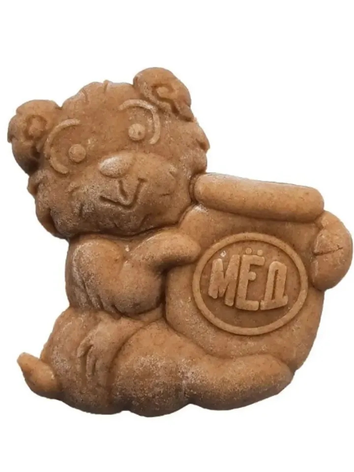 Bear Embossed cookie mold, cookie cutter, wooden mold, Wooden stamp stamp for gingerbread cookies springerle stamp