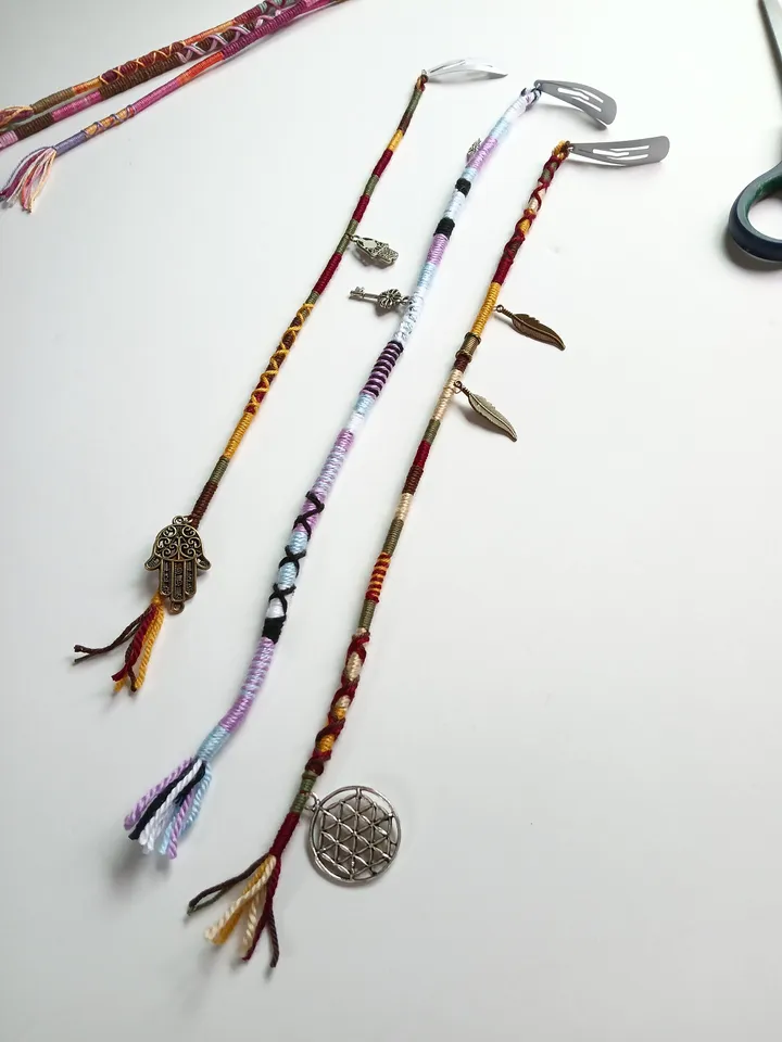 Custom - Clip-in hair wrap mixed design choose your colours custom false hair wrap dreadlock dread removable design your own beach vacation