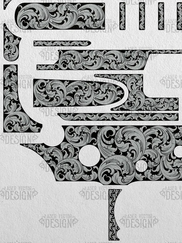 VECTOR DESIGN AR-15 Scrollwork