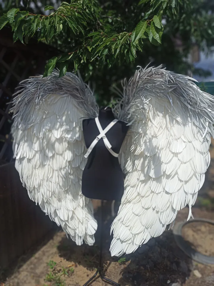 angel wings costume, white wings, white angel wings, Christmas wings, Christmas angel costume, angel costume, cosplay, wedding