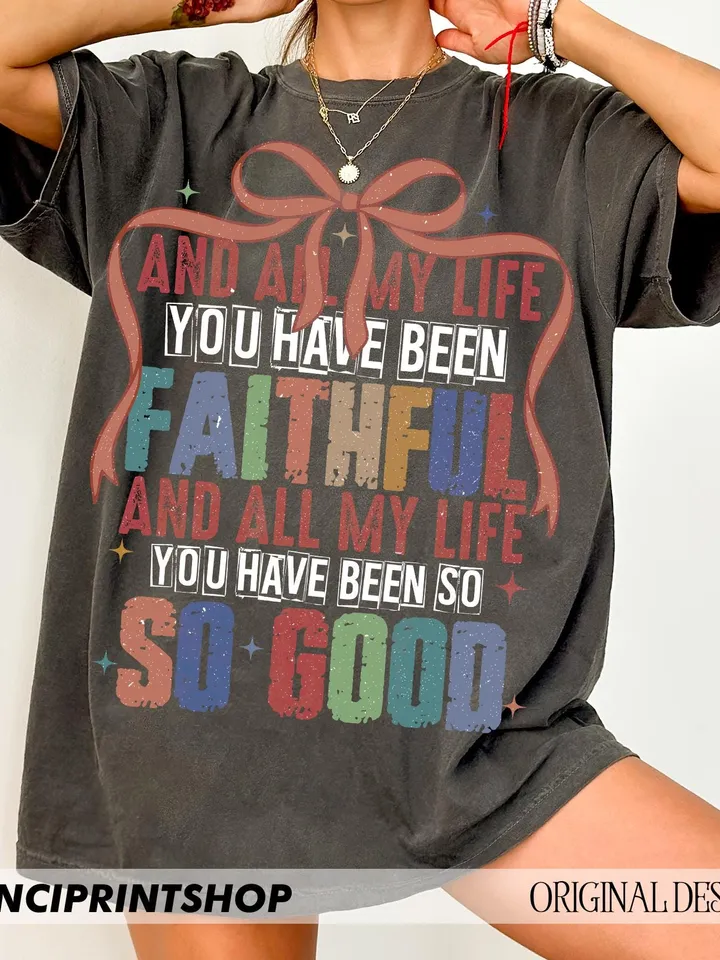 All My Life Faithful Png, Retro Christian png, Bible Verse png, Jesus png, Religious Png, Christian Sublimation, Sublimate Designs Download