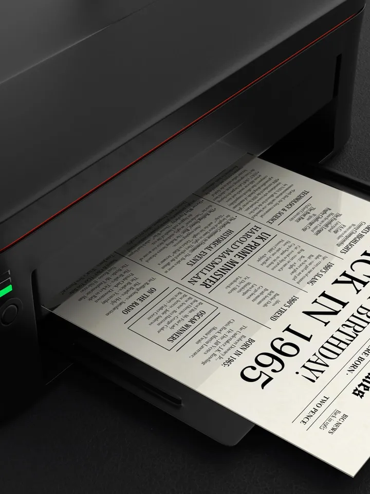 60th Birthday Newspaper Poster, Born in 1965, Back in 1965 UK Sign, 60 Years Ago Printable Decor, 60th Party Digital Gift