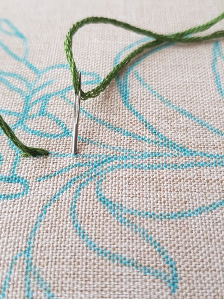 Bright irises pattern pdf embroidery, Easy hand embroidery DIY, step by step embroidery tutorial