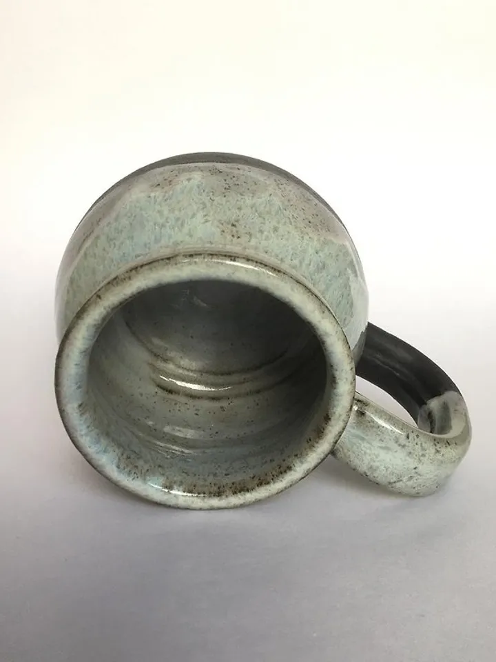 Black, Lavender Mist and Frosted Lemon Ceramic Mug
