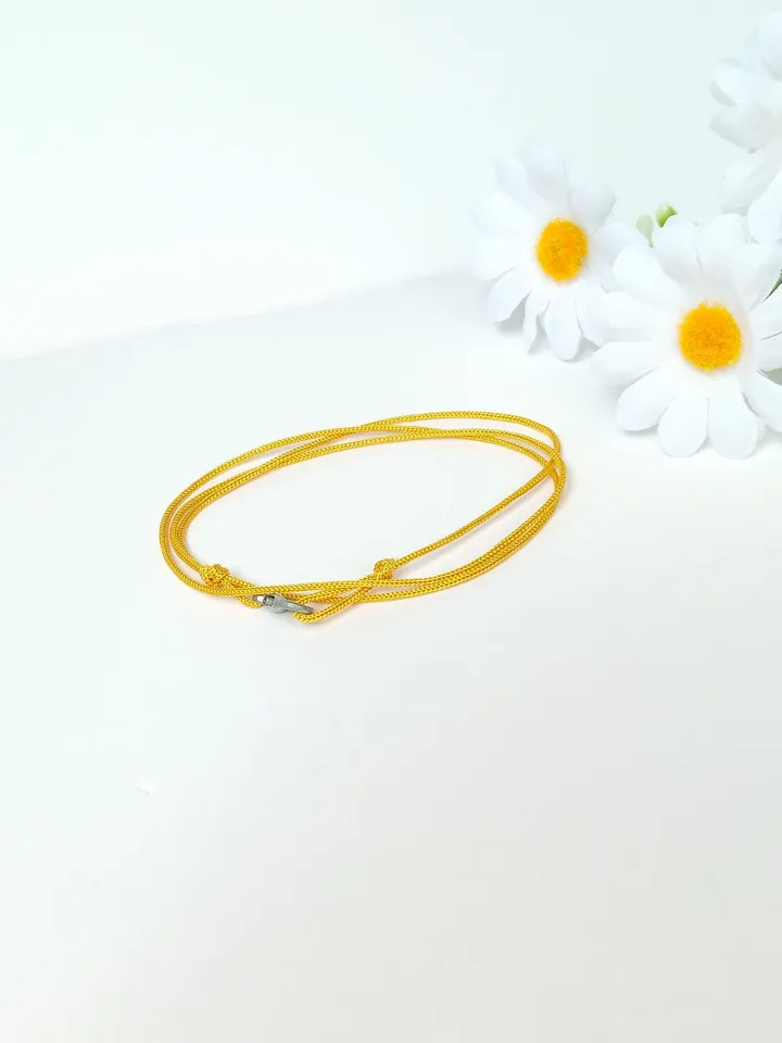 Carabiner Wrap Bracelet Unisex - Handmade Surfer Beach Bracelet - 100% Waterproof - String Rope Bracelet - Gift for Men Her