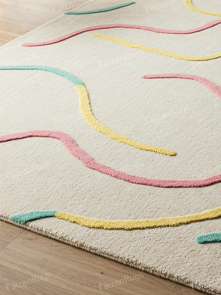 buy Multi color rug, Modern rug, Handmade, Wool rug, custom rug, Large area rug, Home rug, 9x12 area rug, phobie wiggles, 3x5,4x6,5x8,7x10