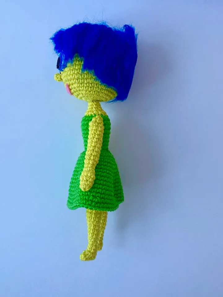 Joy from "Inside Out" amigurumi crochet pattern
