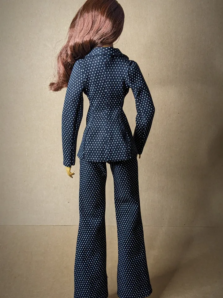 Handmade classic suit (jacket & pants) for 16-inch Fashion Royalty dolls - FR16