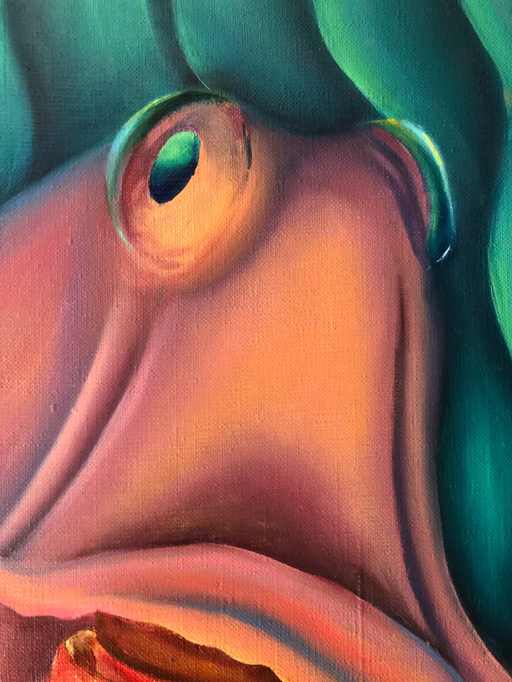 Octopus Painting Surrealism Original Art