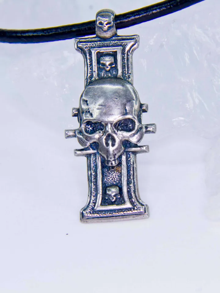 Inquisition Insignia Pendant with Skull
