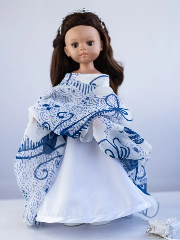 Dianna Effner Little Darling dress, exclusive clothes for 13 inch doll, Paola Reina outfit, 32 cm doll, waist 13 - 14.5
