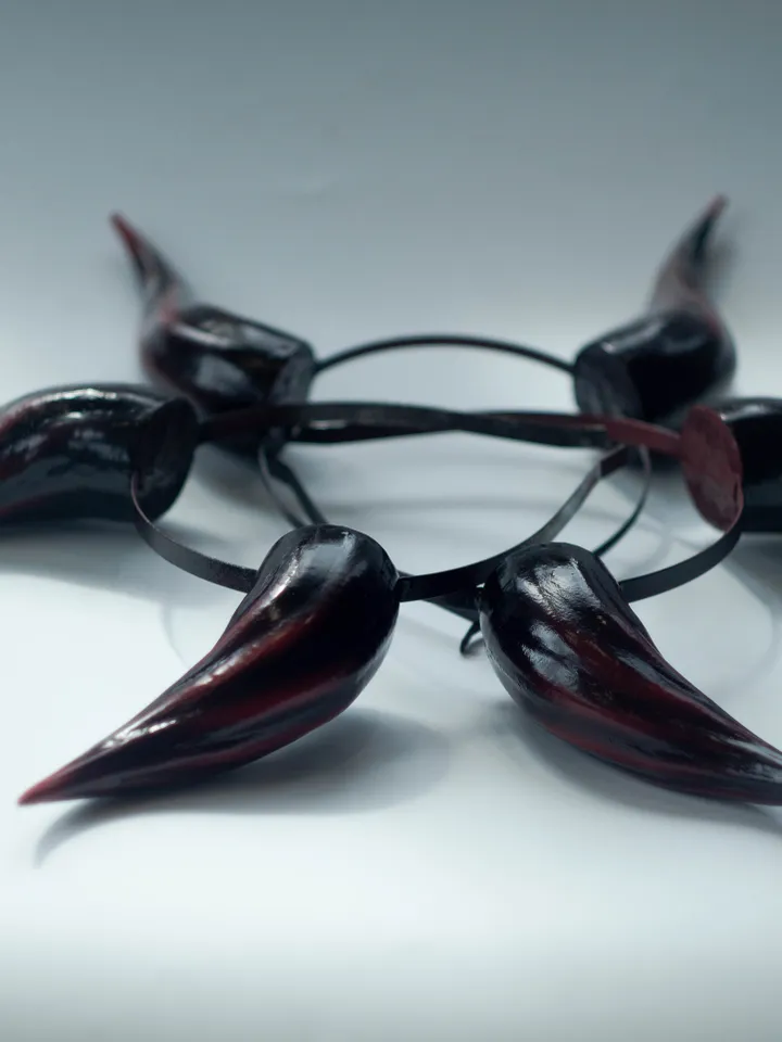 Pack of 3 Small Devil Horns, Lightweight 3d Printed Headset Accessories, Fantasy Cosplay Red Horns for Halloween, Three Pairs of Horns