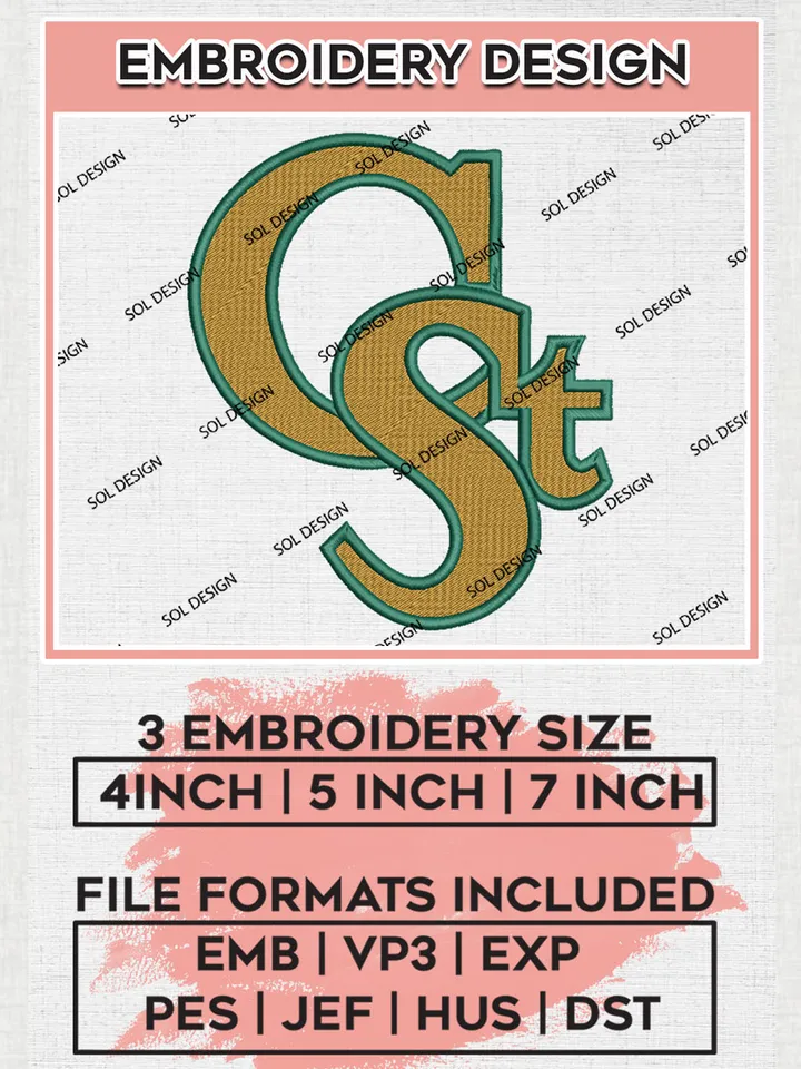 NCAA CSt Rams College Football Team Logo embroidery designs, NCAA Colorado State Rams Logo Machine embroidery files, NCAA Team Logo embroidery designs, NCAA Game Day Machine embroidery designs, Digital Download
