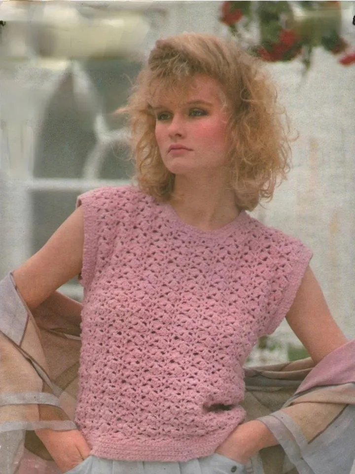 Crochet top, top pattern, easy crochet pattern top pdf