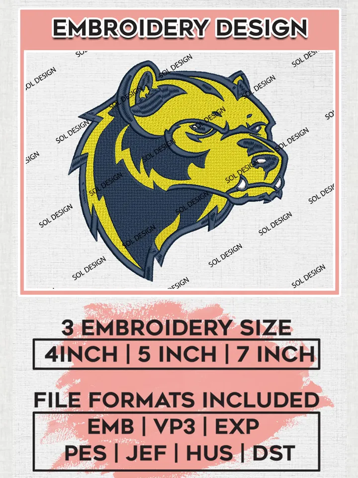 Michigan Wolverines Embroidery Designs, NCAA Logo Machine Embroidery Files, NCAA Michigan Wolverines Logo, NCAA Embroidery Designs, Machine Embroidery Designs, Digital Download