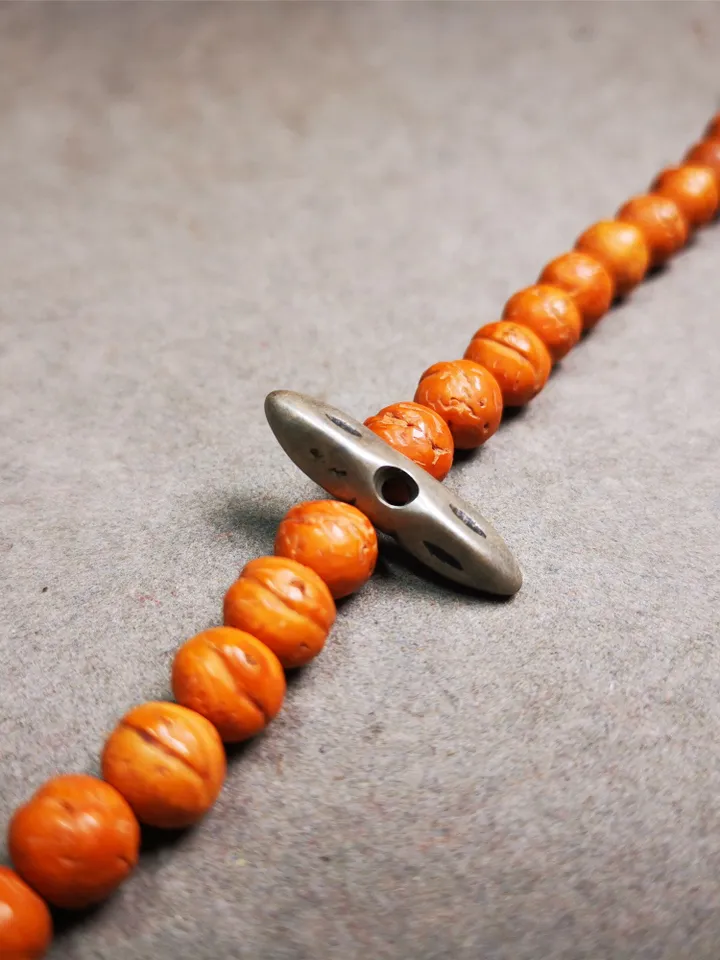 Gandhanra Handmade Tibetan Amulet,Vajra Pendant for Mala,Bag Hanging,0.98" × 0.24"