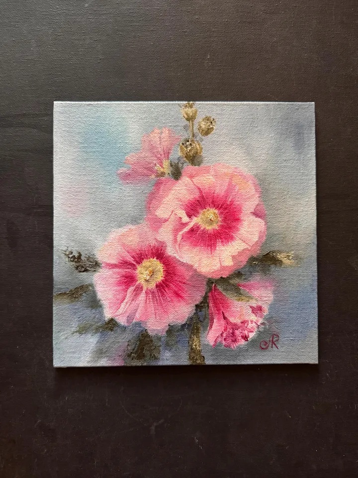 Flowers Original Painting Floral Oil Wall Art